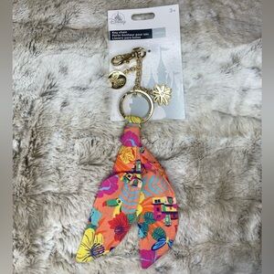 NWT *Discontinued* Disney Parks Encanto Tropical Scarf Tie Keychain Bag Charm